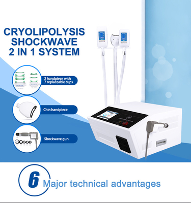 4 Saplı 2'si 1 Arada Çok İşlevli Cryolipolysis Yağ Dondurma Makinesi
